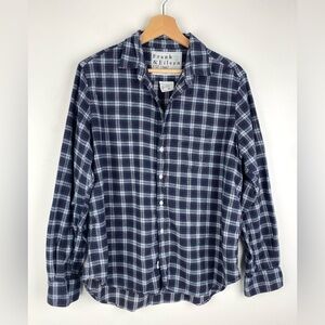 Frank & Eileen Navy Plaid Button Down Shirt